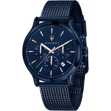 Orologio Uomo Maserati Cronografo Acciaio Blu Edit. Epoca R8873618010