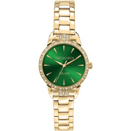 Trussardi orologio Donna Oro Giallo T-Original R2453142502 Verde