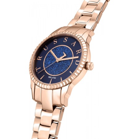 Trussardi orologio Donna Oro Rosa Quadrante Blu T-BENT R2453144501