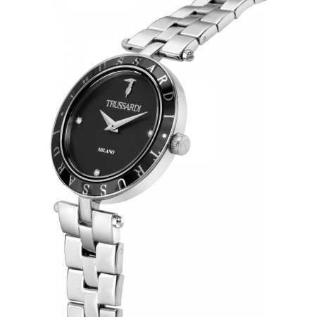 Trussardi orologio Donna Acciaio Quadrante Nero T-Shiny R2453145506