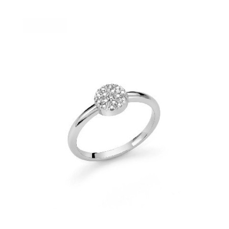 Anello Miluna collezione Diamantissima Argento LID3557