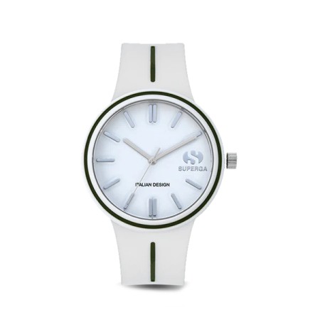 Orologio Superga Silicone Watch Man STC104 Bianco