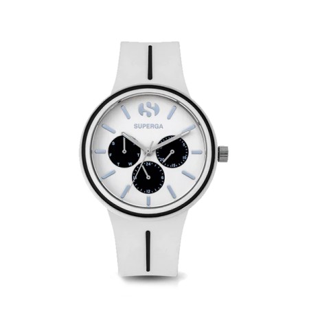Orologio Superga Silicone Watch Man STC105 Bianco