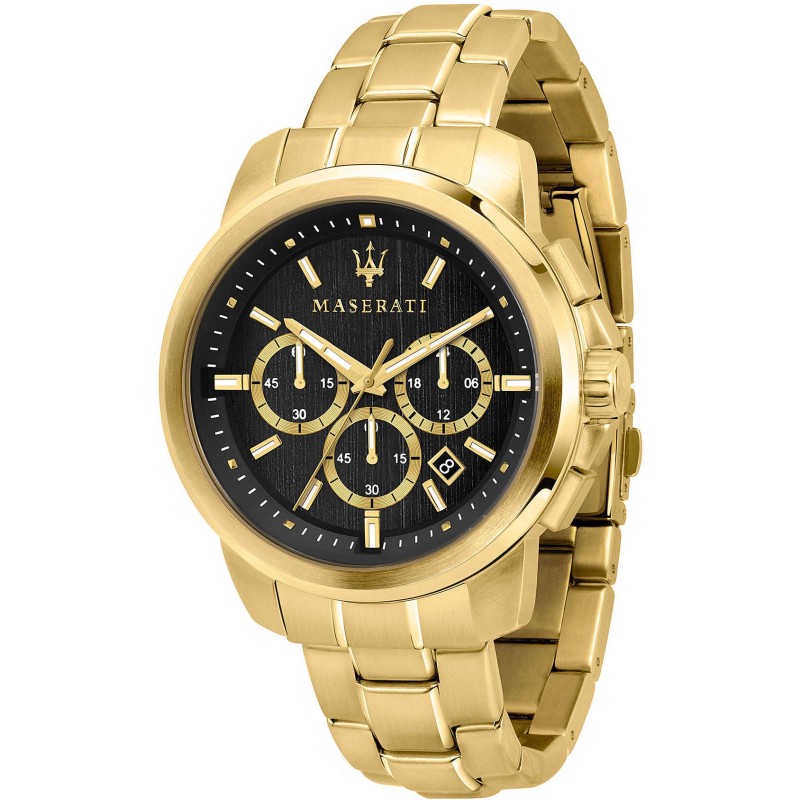 Orologio Uomo Maserati Cronografo Collezione Successo Oro R8873621013